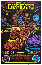 Load image into Gallery viewer, Posters Capricorn - Zodiac Sign - Black Light Poster 103372
