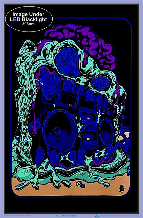 Dirty Donny - Master Blaster - Black Light Poster – TrippyStore