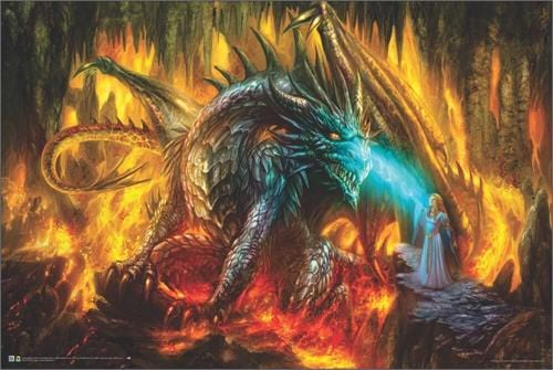 Posters Dragon of Labyrinth - Black Light Poster 103380