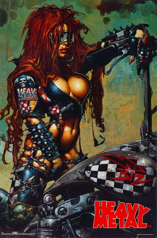 Posters Heavy Metal - Bike - Poster 103463 TrippyStore