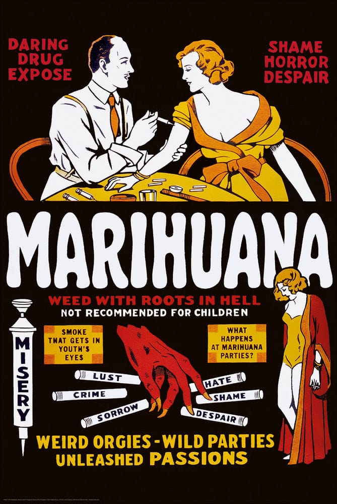 Posters Marihuana - Weed with Roots in Hell - Movie Poster 103626 TrippyStore