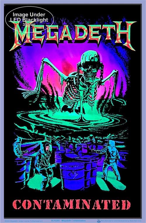 Posters Megadeth - Contamination - Black Light Poster 103436