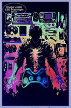 Load image into Gallery viewer, Posters Sasha - Gamer Dude - Black Light Poster 103394
