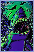 Load image into Gallery viewer, Posters Shark Attack - Black Light Poster 100342
