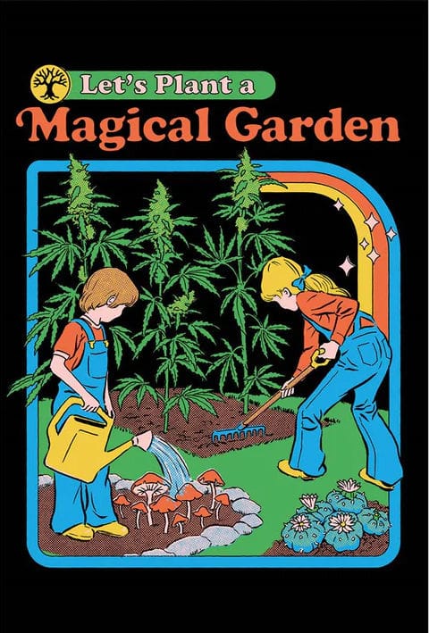 Posters Steven Rhodes - Magical Garden - Poster 103631 TrippyStore