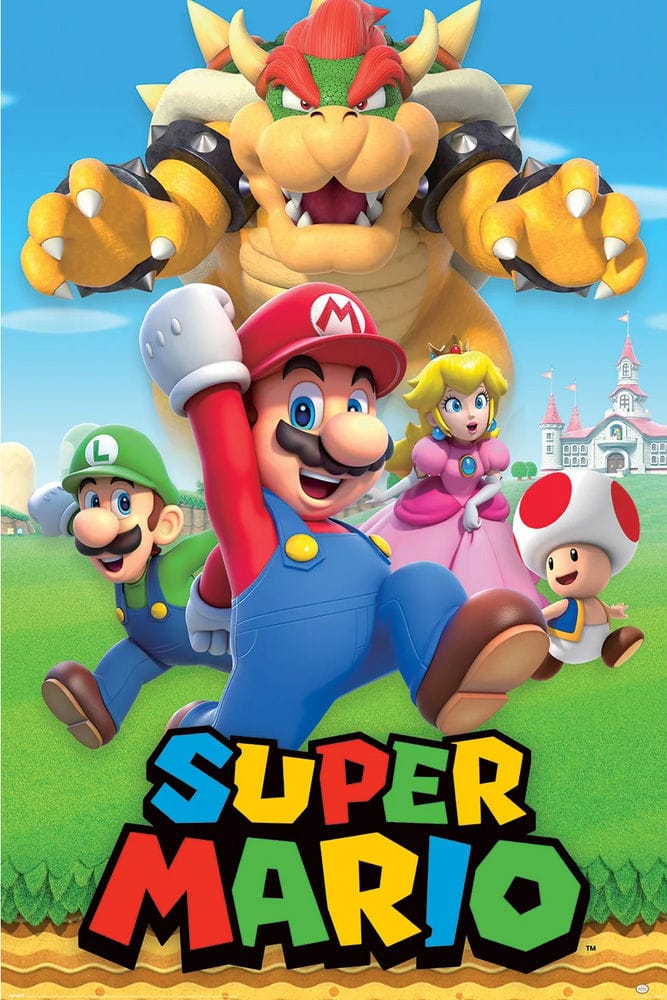 Posters Super Mario - Character Montage - Poster 103569 TrippyStore