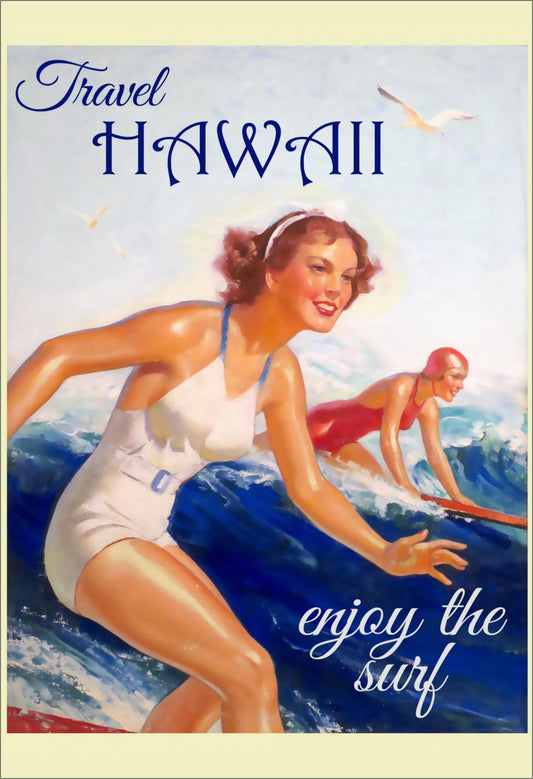Posters Travel Hawaii - Enjoy the Surf - Poster 103426