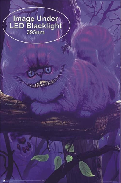 Posters Vincent Hie - Cheshire Cat - Black Light Poster 103555 TrippyStore