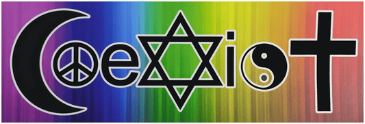Stickers Coexist - Rainbow - Bumper Sticker 101614 TrippyStore