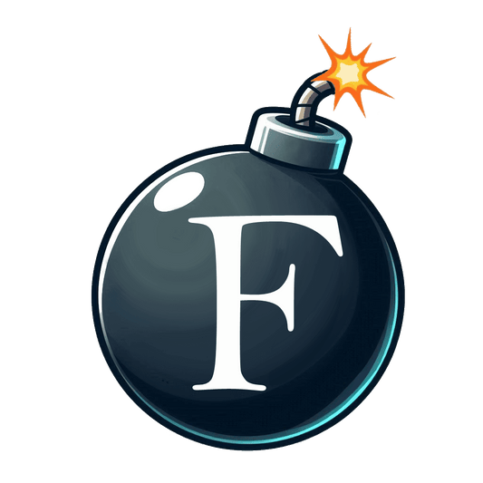 Stickers Idiophonic - F Bomb - Sticker 103556 TrippyStore