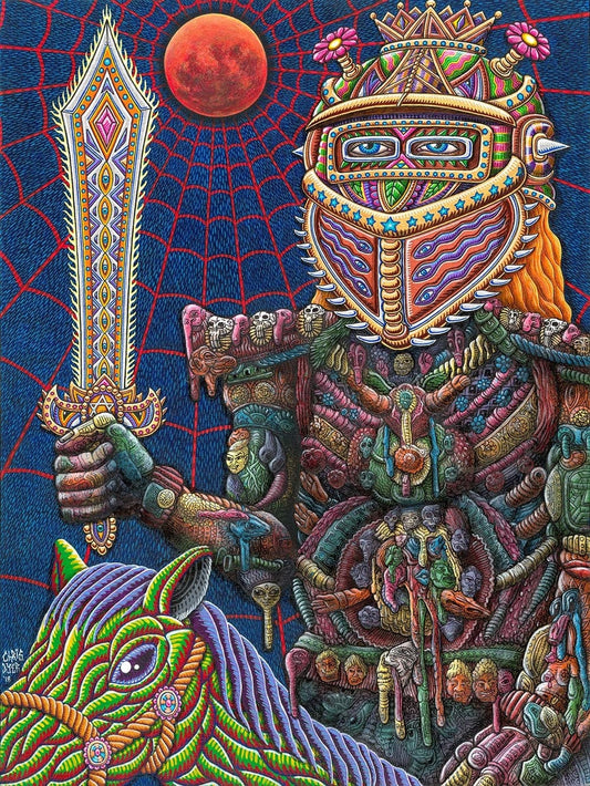 Tapestries Chris Dyer - King of Swords - Tapestry