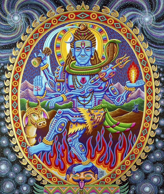 Tapestries 30 x 35" Chris Dyer - Natajaria Shiva - Tapestry 103513 TrippyStore