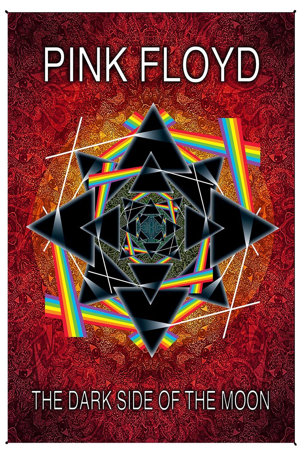 Tapestries 30 x 45" Mike DuBois - Pink Floyd - the Dark Side of the Moon Prism - Red - Tapestry 103525 TrippyStore