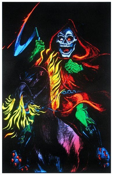 Bags Death Rider - Black Light Poster 103085