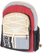 Load image into Gallery viewer, Bags Hemp - Red Accents - Backpack 103084
