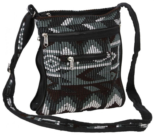 Bags Woven Jacquard - Grey and Black - Purse 102525
