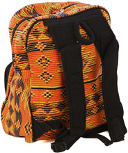 Load image into Gallery viewer, Bags Woven Jacquard - Orange - Backpack 102516

