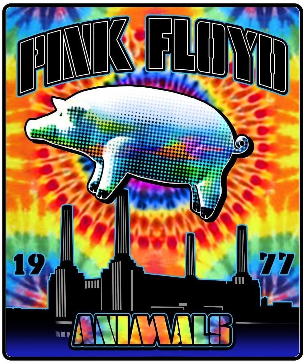 Blankets Pink Floyd - Animals - Fleece Blanket 100033
