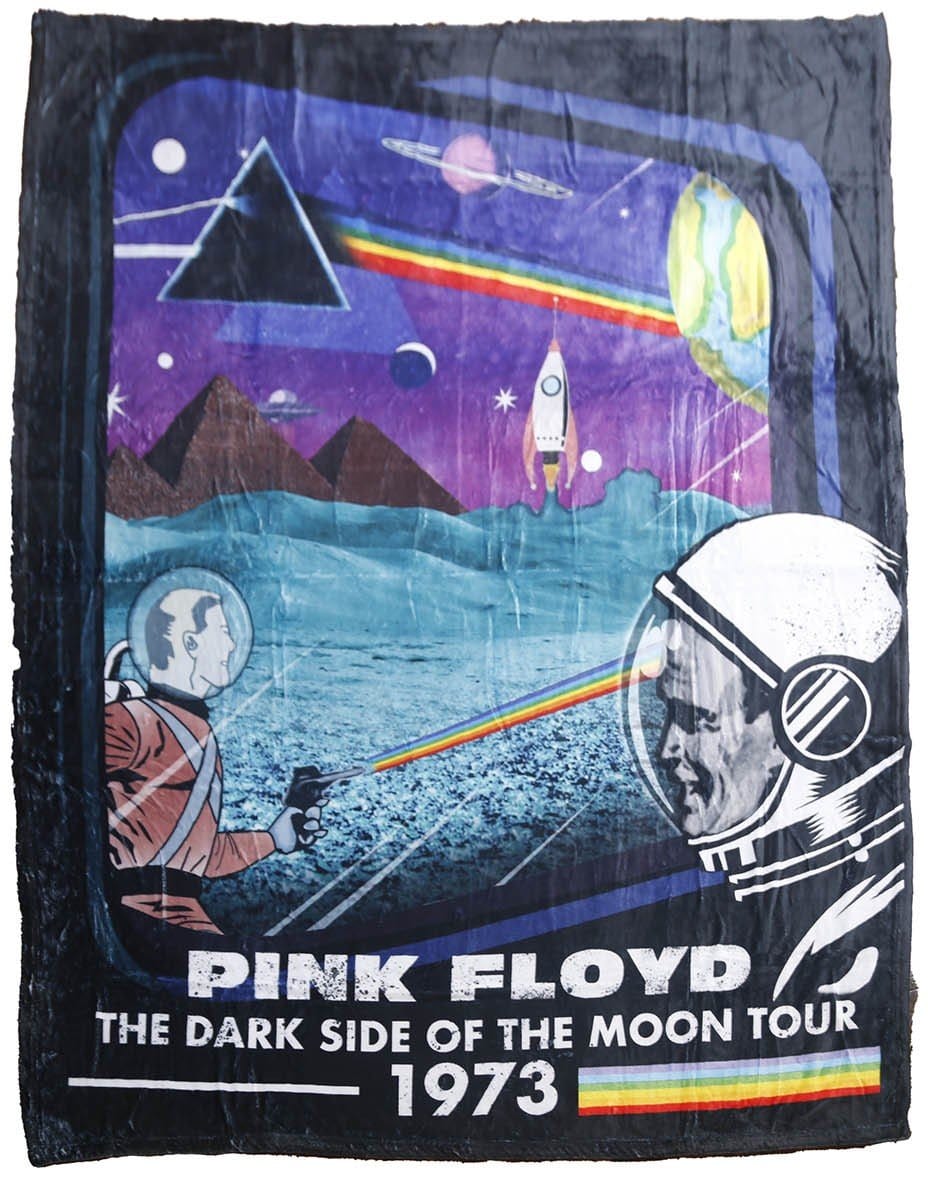 Blankets Pink Floyd - Dark Side of the Moon Retro - Fleece Blanket 100616