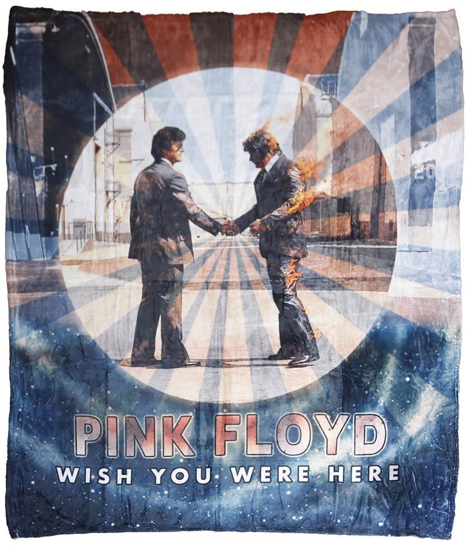 Blankets Pink Floyd - Wish You Were Here Galaxy - Fleece Blanket 100618