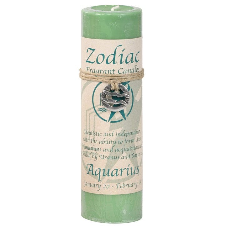 Candles Aquarius - Zodiac with Pendant - Candle 103139