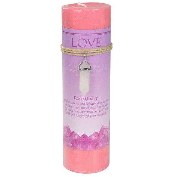 Candles Love - Rose Quartz - Crystal Energy Candle 103164