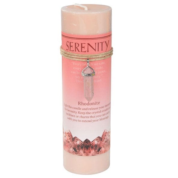 Candles Serenity - Rhodonite - Crystal Energy Candle 103168