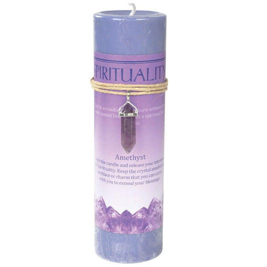Candles Spirituality - Amethyst - Crystal Energy Candle 103169
