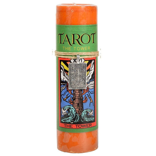 Candles The Tower - Tarot Pendant - Candle 103206