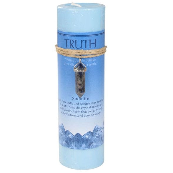 Candles Truth - Sodalite - Crystal Energy Candle 103172