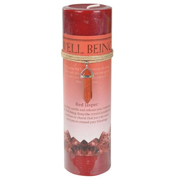 Candles Well Being - Red Jasper - Crystal Energy Candle 103173