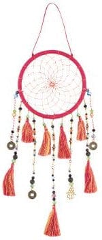 Dreamcatchers Beads and Tassels - Red - Dreamcatcher 102698