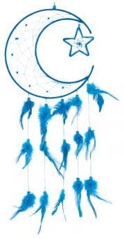 Dreamcatchers Moon and Star - Turquoise - Dreamcatcher 102730