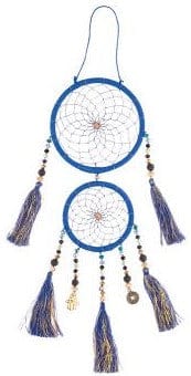 Dreamcatchers Two Tier Beads and Tassels - Blue - Dreamcatcher 102699