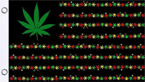 Flags Cannabis USA 420 - Flag 100398