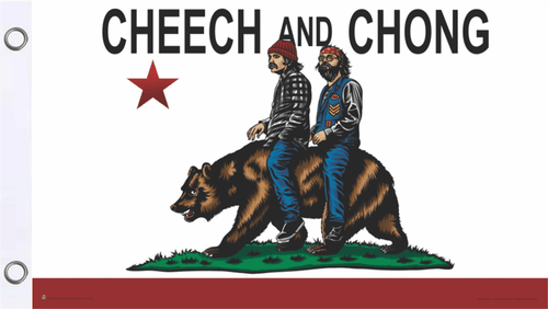 Flags Cheech and Chong - Cali Bear - Flag 100953