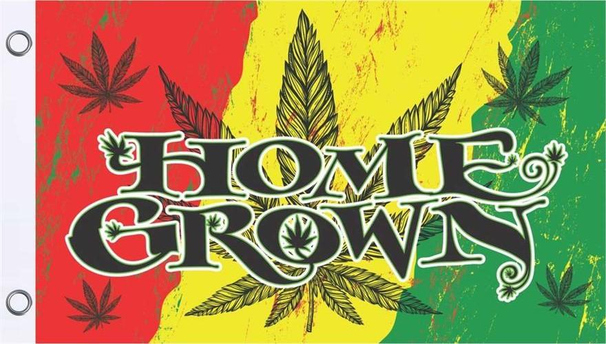 Flags Home Grown Marijuana - Flag 100403