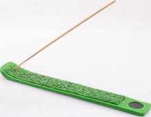 Load image into Gallery viewer, Incense Burning Rage - Green Leaf - Canoe Incense Burner 100460
