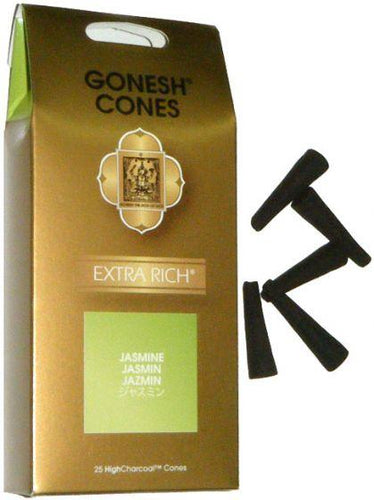 Incense Gonesh - Jasmine - Incense Cones 101692