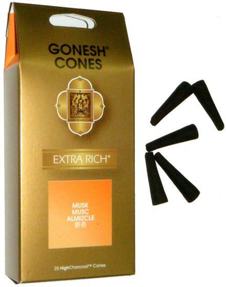 Incense Gonesh - Musk - Incense Cones 101694