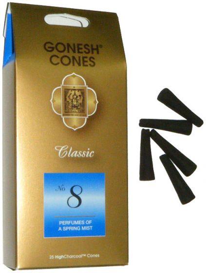 Incense Gonesh - Spring Mist - Incense Cones 101688