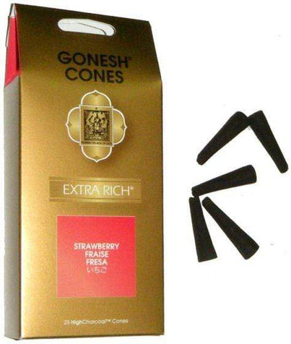 Incense Gonesh - Strawberry - Incense Cones 101698