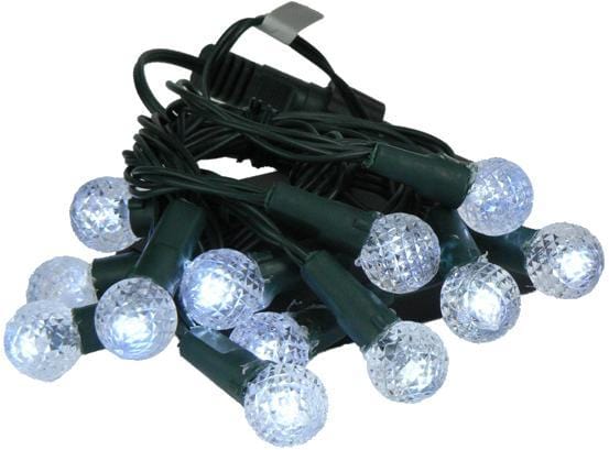 lights Faceted Accents - White - Mini String Lights 004855