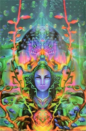 poster Fabian Jimenez - Ocean Goddess - Black Light Poster 103184