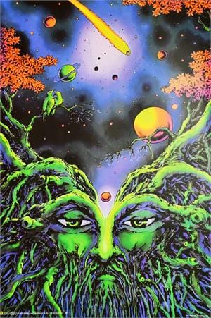poster Space Tribe - Root of Life - Black Light Poster 103182