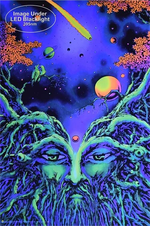 poster Space Tribe - Root of Life - Black Light Poster 103182