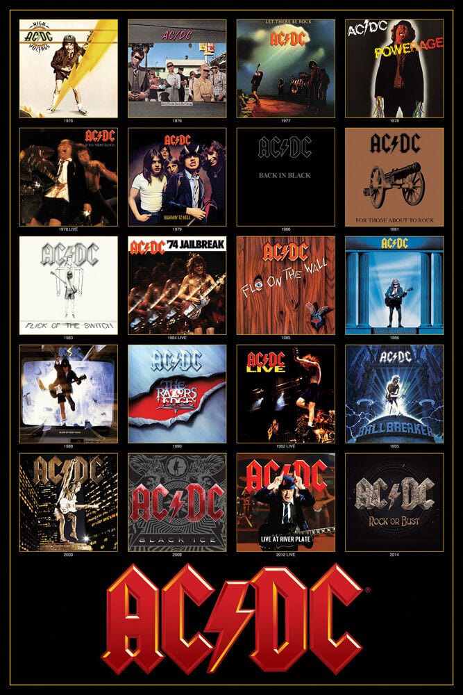 Posters AC/DC - Albums - Poster 102406