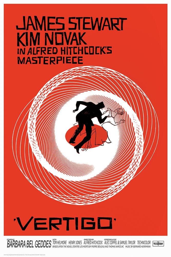 Posters Alfred Hitchcock - Vertigo - Movie Poster 101184