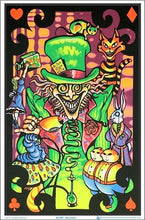 Load image into Gallery viewer, Posters Alice in Wonderland - Mad Hatter - Black Light Poster 100170
