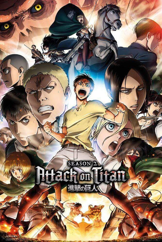 Posters Attack on Titan Season 2 - Collage - Poster 102223